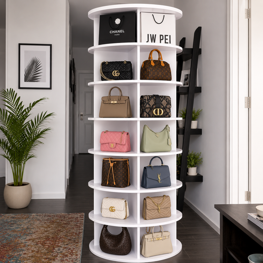 Rotating Shoe Display Rack