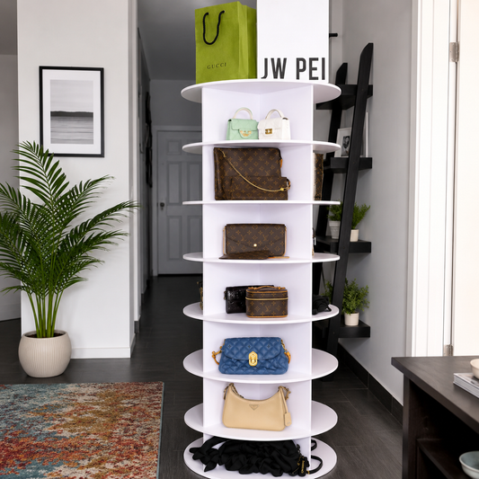 Rotating Shoe Display Rack